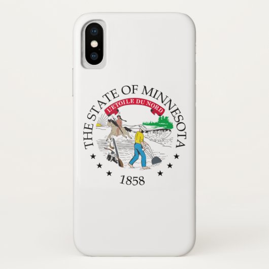 Coques Case-Mate iPhone Signe du Minnesota (Dos)