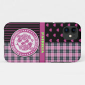 Coques Case-Mate iPhone Signe personnalisé de zodiaque de Poissons (Dos (Horizontal))