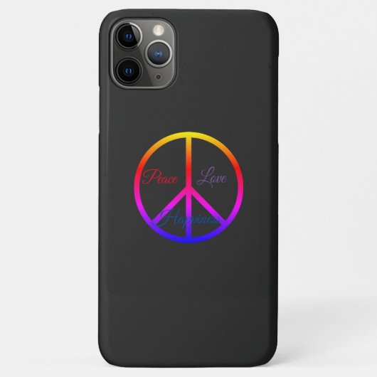 Coques Case-Mate iPhone Signe Rainbow Peace (Dos)