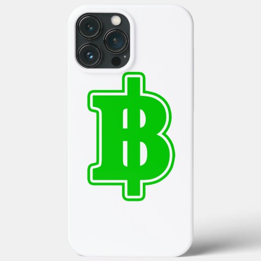 Coques Case-Mate iPhone SIGNE VERT BAHT ฿ devises thaïlandaises ฿ (Verso)