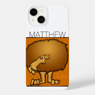 Coque Pour iPhone 14 SIGNE Zodiac Leo personnalisé Anniversaire iPC