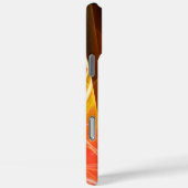 Coques Case-Mate iPhone SIGNE ZODIAC SAGITTARIUS, Flacons Fractales Jaunes (Verso / Droite)