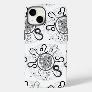 Coque Pour iPhone 14 SIGNE Zodiaque Leo.w