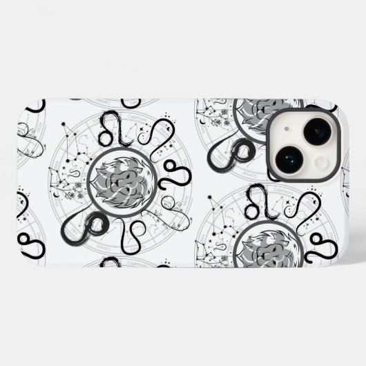 Coques Case-Mate iPhone SIGNE Zodiaque Leo.w (Verso (horizontal))