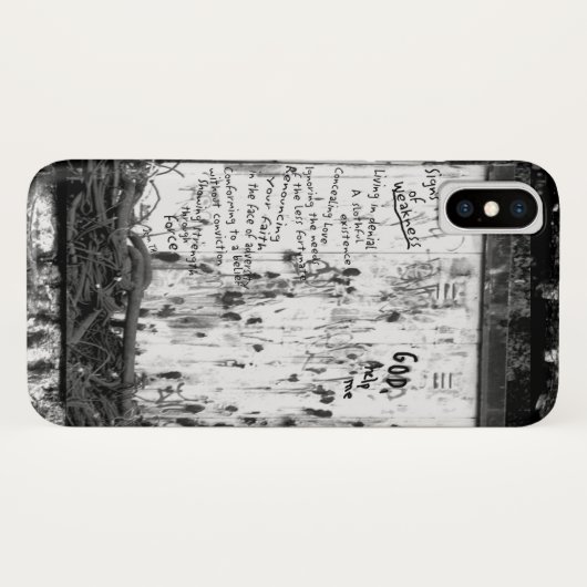 Coques Case-Mate iPhone Signes de faiblesse (Dos (Horizontal))