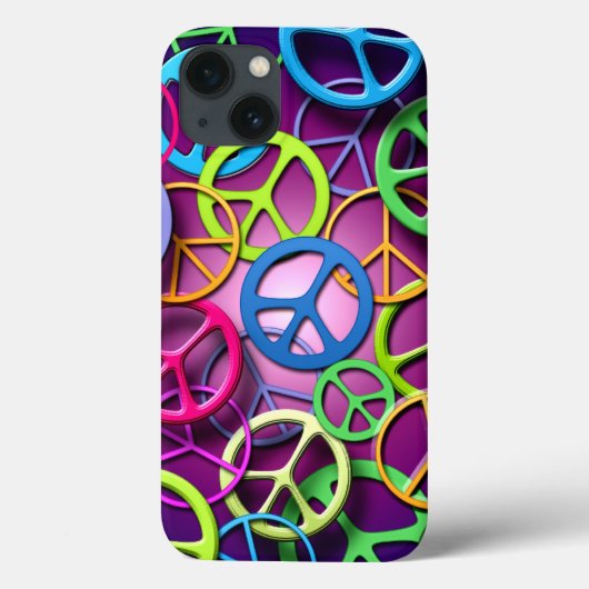 Coques Case-Mate iPhone Signes de paix (Verso)