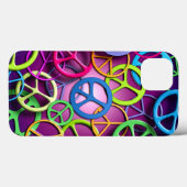 Coques Case-Mate iPhone Signes de paix (Verso (horizontal))