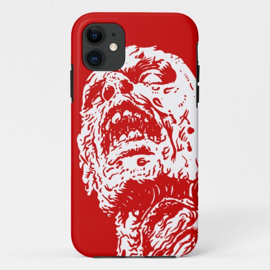 Coques Case-Mate iPhone Silence de 5 Coques pour iPhone Zombie rouge sang (Dos)