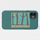 Coques Case-Mate iPhone Silence de la forêt (Dos (Horizontal))