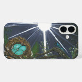 Coques Case-Mate iPhone Silence de l'Espace Sacré (Verso (horizontal))