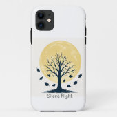 Coques Case-Mate iPhone Silent Night Moon Tree Phone Case (Dos)