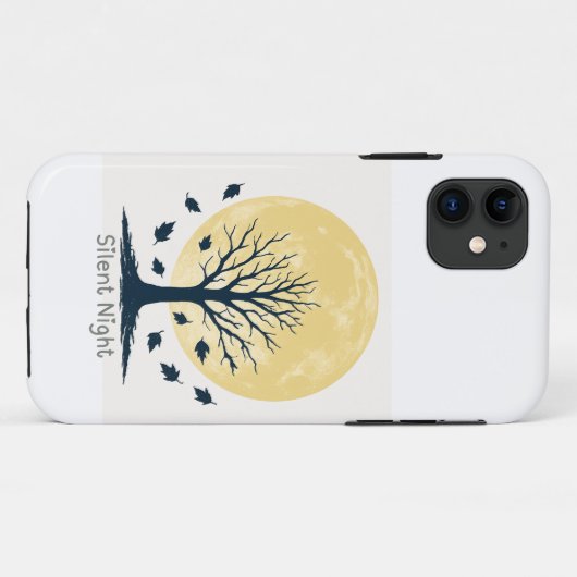Coques Case-Mate iPhone Silent Night Moon Tree Phone Case (Dos (Horizontal))