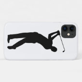 Coques Case-Mate iPhone Silhouette à aile de golf (Dos (Horizontal))