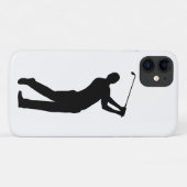 Coques Case-Mate iPhone Silhouette à aile de golf (Dos (Horizontal))