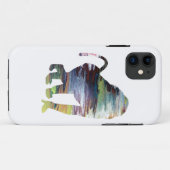 Coques Case-Mate iPhone Silhouette abstraite de babouin (Dos (Horizontal))