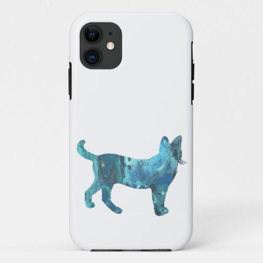 Coques Case-Mate iPhone Silhouette abstraite de serval (Dos)