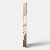 Coques Case-Mate iPhone Silhouette Cool moderne face fille (Verso / Droite)