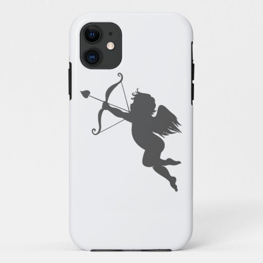 Coques Case-Mate iPhone Silhouette d'amour mignon (Dos)