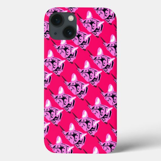 Coques Case-Mate iPhone Silhouette de Bouledogue Français (Verso)