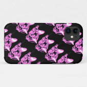 Coques Case-Mate iPhone Silhouette de Bouledogue Français (Dos (Horizontal))