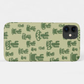 Coques Case-Mate iPhone Silhouette de cactus succulent en tasses et pots (Dos (Horizontal))