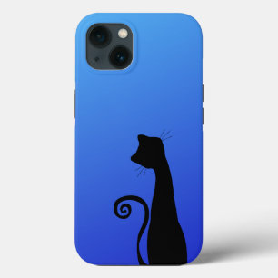 Case-Mate iPhone Case Silhouette de chat noir mignon