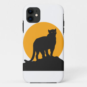 Case-Mate iPhone Case Silhouette de coucher de soleil de panthère noire