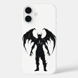 Coques iPhone 16 Silhouette de démon ailé