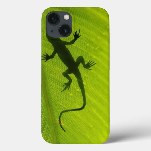 Coques Case-Mate iPhone Silhouette de Gecko (Verso)