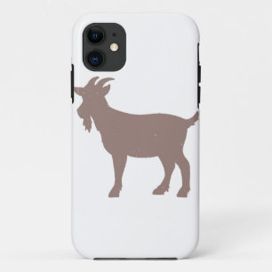 Case-Mate iPhone Case silhouette de la ferme de chèvres