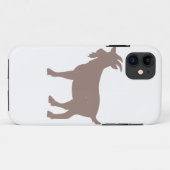 Coques Case-Mate iPhone silhouette de la ferme de chèvres (Dos (Horizontal))