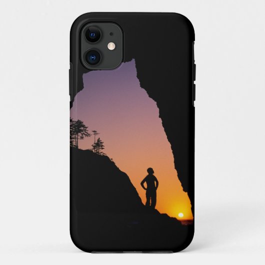 Coques Case-Mate iPhone Silhouette de randonneur, Point of the Arches, (Dos)