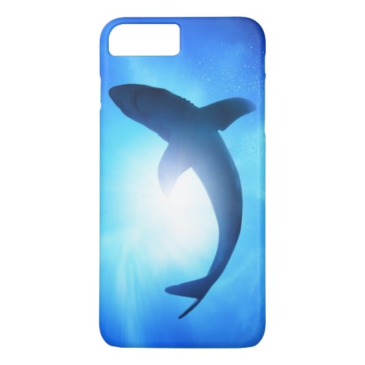 Coques Case-Mate iPhone Silhouette de requin d'océan profond (Dos)