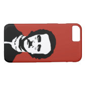 Coques Case-Mate iPhone Silhouette d'Edgar Allan Poe (Dos (Horizontal))