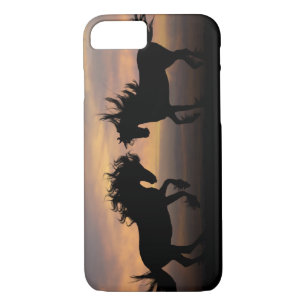 Coque Case-Mate Pour iPhone Silhouette des chevaux sauvages