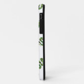 Coques Case-Mate iPhone Silhouette d'impression en noir et vert serpent (Dos/Gauche)