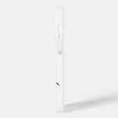 Coques Case-Mate iPhone Silhouette du cheval blanc noir (Verso / Gauche)