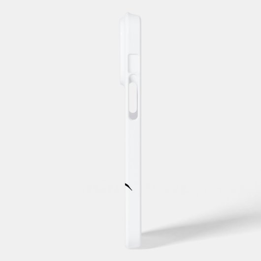 Coques Case-Mate iPhone Silhouette du cheval blanc noir (Verso / Gauche)