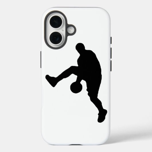 Coques Case-Mate iPhone Silhouette du joueur de basket (Verso)