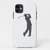 Coques Case-Mate iPhone Silhouette du joueur de golf (Dos)