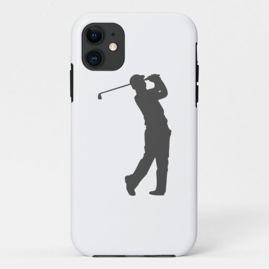 Coques Case-Mate iPhone Silhouette du joueur de golf (Dos)