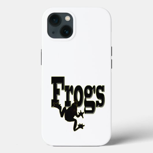 Coques Case-Mate iPhone Silhouette d'une Escalade de grenouille dans le mo (Verso)
