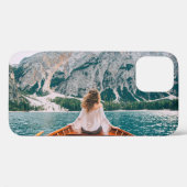 Coques Case-Mate iPhone Silhouette Femme Lac Alpin Nature (Verso (horizontal))