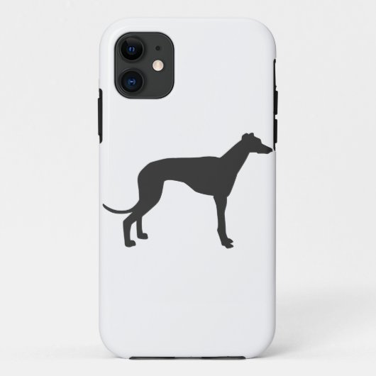 Coques Case-Mate iPhone Silhouette grecque italienne en noir (Dos)