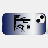 Coques Case-Mate iPhone Silhouette Kokopelli (Verso (horizontal))