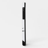 Coques Case-Mate iPhone Silhouette Lady Liberty noir et blanc (Dos/Gauche)