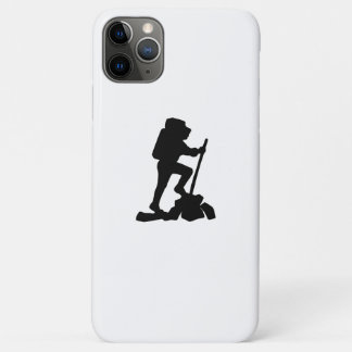 Case-Mate iPhone Case silhouette noire simple randonnée de montagne