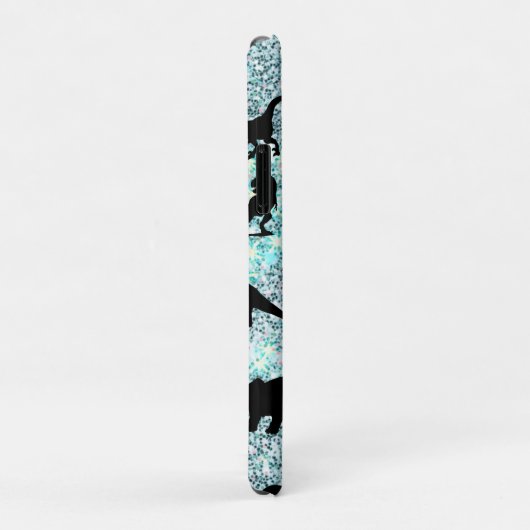 Coques Case-Mate iPhone silhouette requin requin pente de baleine Éperche  (Dos/Droite)