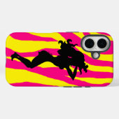 Coques Case-Mate iPhone Silhouette, serveuse coquine (Verso (horizontal))