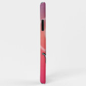 Coques Case-Mate iPhone Silhouette Unicorne (rose) (Dos/Droite)